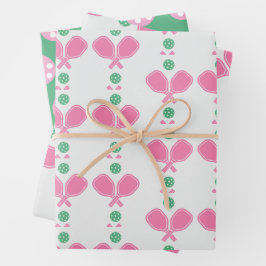 Preppy Pickleball Paper Geschenkpapier Set