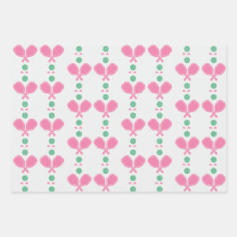 Preppy Pickleball Paper Geschenkpapier Set
