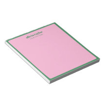 Preppy Pink Grün Fetter Name Cute Home-Office