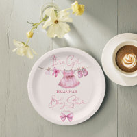 Preppy pink Kleidung auf der Linie Baby Dusche Cus