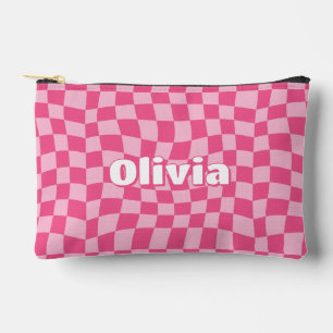 Preppy-Pink-Pencil-Case Zubehörtasche