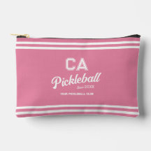 Preppy Pink Pickleball Club Custom Wappen Party