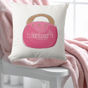 Preppy Pink Pursuit Kissen