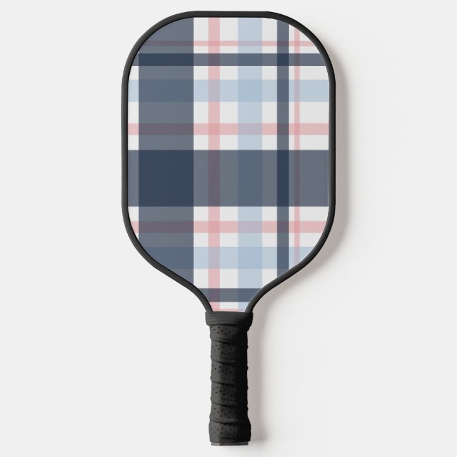 Preppy Plaid – Regatta Classic Pickleball Schläger (Vorderseite)