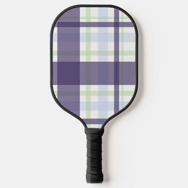 Preppy Plaid – Vineyard Lake Pickleball Schläger (Vorderseite)