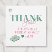 Preppy-Pool-Gastgeschenk-Tags