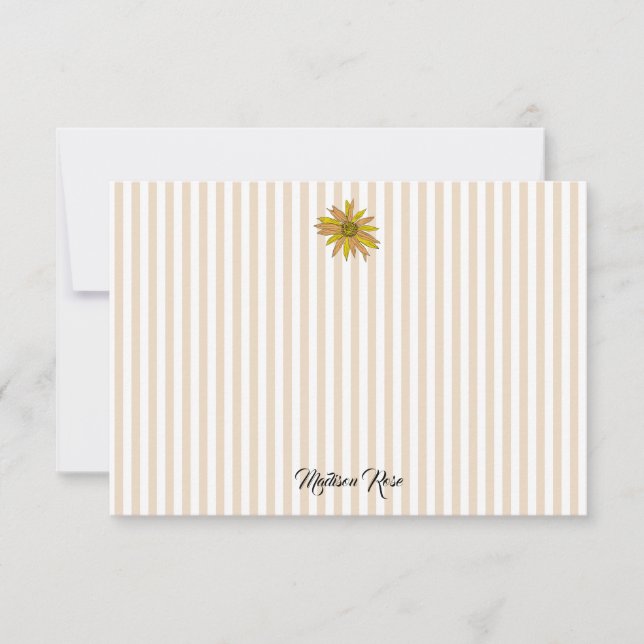 Preppy-Preppy-Preppy-Zeichenketten Dankeskarte (Vorderseite)