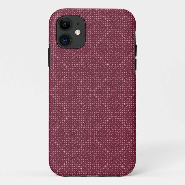 Preppy-Raute-Muster nahtlos Case-Mate iPhone Hülle (Rückseite)