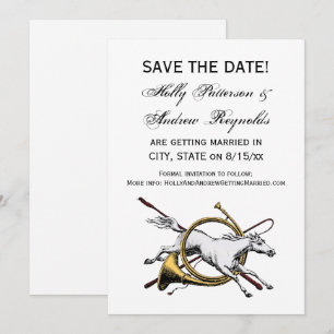 Preppy Reitpferd springt durch Hornfarbe Einladung