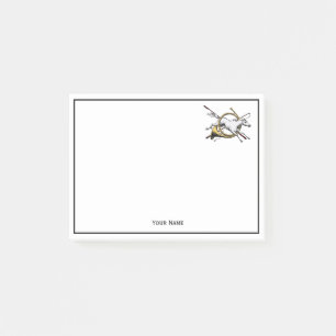 Preppy-Reitsport Pferd Springen Durch Horn Farbe Post-it Klebezettel