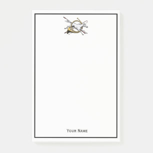 Preppy-Reitsport Pferd Springen Durch Horn Farbe Post-it Klebezettel