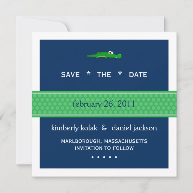 Preppy Save The Date (Vorderseite)