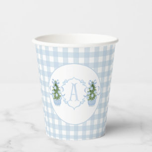 Preppy Southern Blue Boy Weihnachtsdusche Pappbecher
