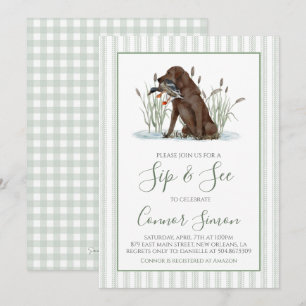 Preppy Southern Duck Hunter Sip und See Einladung