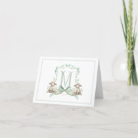 Preppy Southern Green Lamb Dankeschön Card
