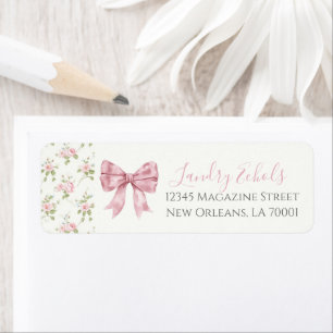 Preppy Southern Pink Floral Baby Dusche