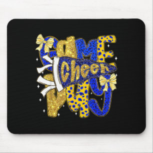 Preppy-Spieltag-Fußballmutter-Wimpel Flagge jubelt Mousepad