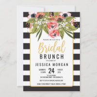 Preppy Stripes Bridal Dusche Einladung