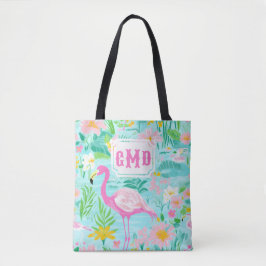 Preppy Summer Flamingo | Monogramm