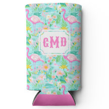 Preppy Summer Flamingo | Monogramm