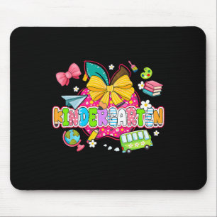 Preppy Supplies Kindergarten Froher letzter Schult Mousepad