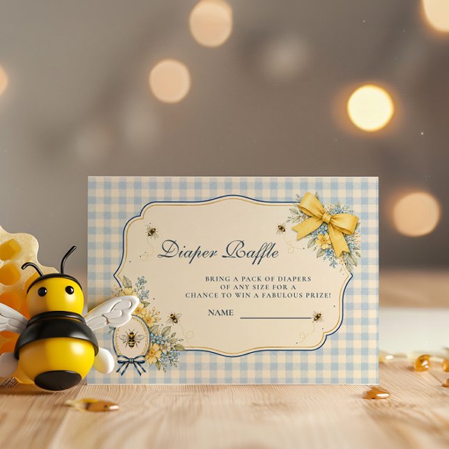 Preppy Sweet Bee Windel-Raffle Begleitkarte (Von Creator hochgeladen)