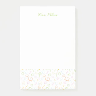 Preppy Teacher Notes Post-it Klebezettel