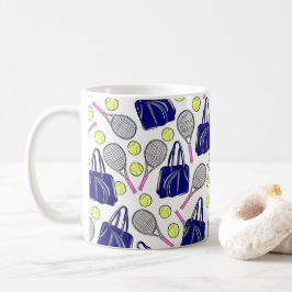 Preppy Tennis Navy Kaffeetasse
