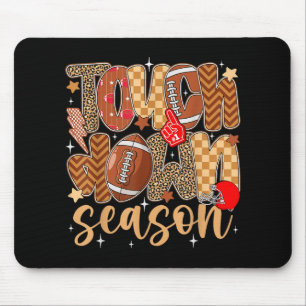 Preppy Touch Down Season Herbst Fußballspiel Herbs Mousepad