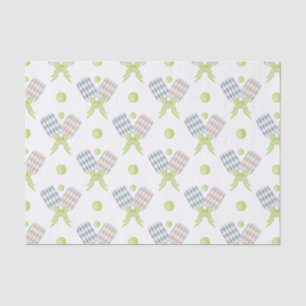 Preppy Wassercolor Raute Pickleball Paddle Seidenpapier