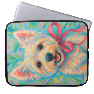 Preppy Westie Laptopschutzhülle