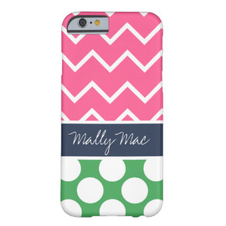 Preppy Zickzack Punkt Mally Mac iPhone 6 Fall Barely There iPhone 6 Hülle