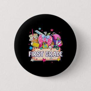 Preppy-Zubehör Erste Klasse Glücklicher Letzter Sc Button