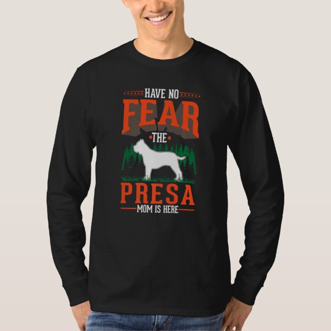 Presa Canario Mom Dogo Canario Presa T-Shirt (Vorderseite)