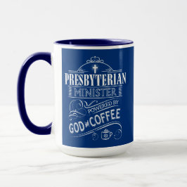 Presbyterianischer Pfarrer, angetrieben durch Gott Tasse