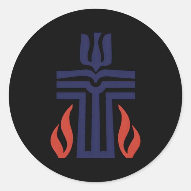 Presbyterianisches Siegel Runder Aufkleber (Vorderseite)