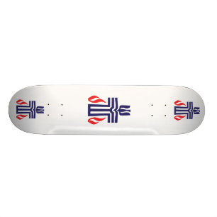 Presbyterianisches Symbol Skateboard