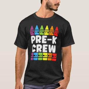 PRESCHOOL CREW PRE K Stamm zurück zum Lehrer T-Shirt