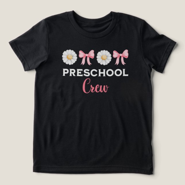 Preschool Crew Preschool Squad Tri-Blend Shirt (Design Vorderseite)