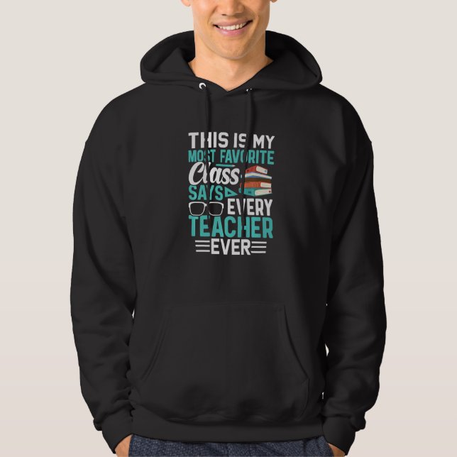 Preschool & Elementary Saying Graphic For Teacher  Hoodie (Vorderseite)