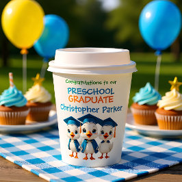 Preschool Grad Cute Goose Trio Pappbecher