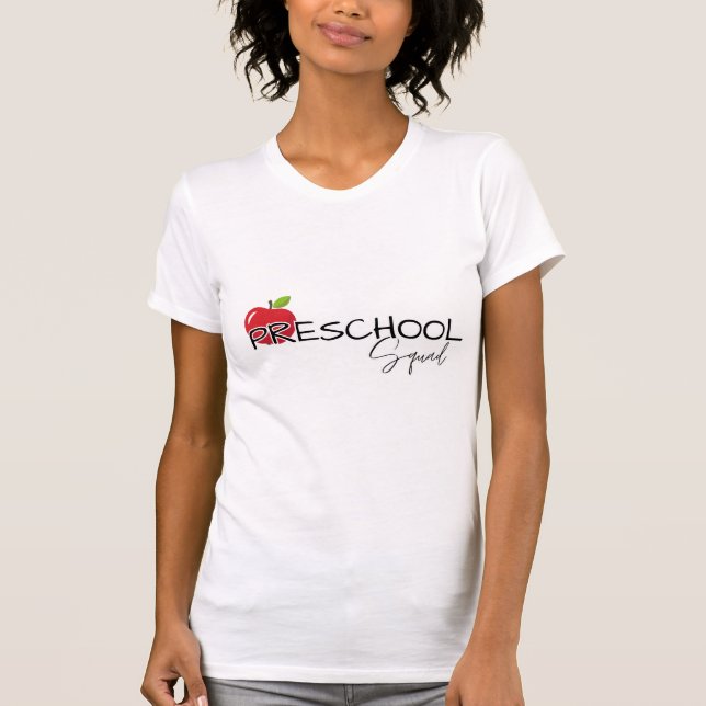 Preschool GRADE Squad Jungs Girls Lehrerin B2S T-Shirt (Vorderseite)