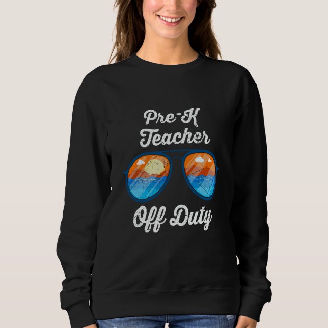 Preschool kindergarten educator off duty teacher sweatshirt (Vorderseite)