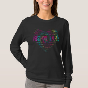Preschool-Lehrer Preschool-Lehrer zurück in die Sc T-Shirt