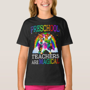 Preschool-Lehrer sind magisches Einhorn T-Shirt
