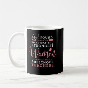 Preschool-Lehrer Strong Smart God Christlich Jesus Kaffeetasse