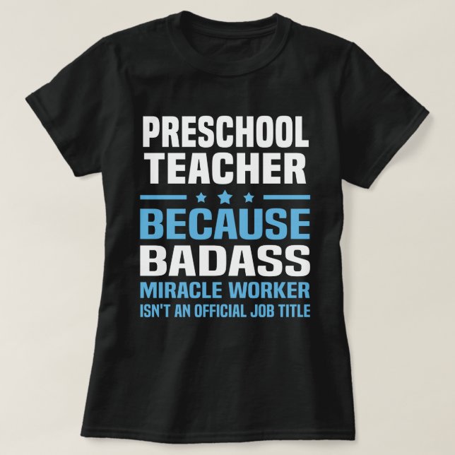 Preschool Lehrer T-Shirt (Design vorne)