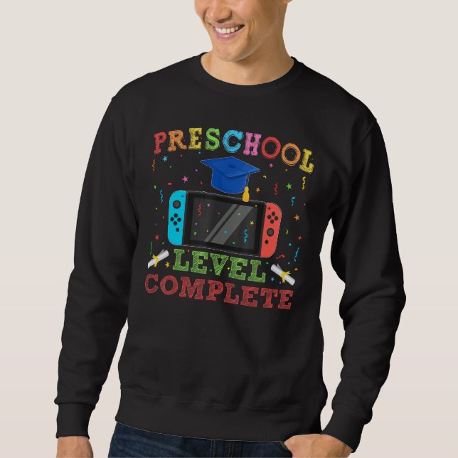 Preschool Level Complete Graduation Senior Gamer B Sweatshirt (Vorderseite)