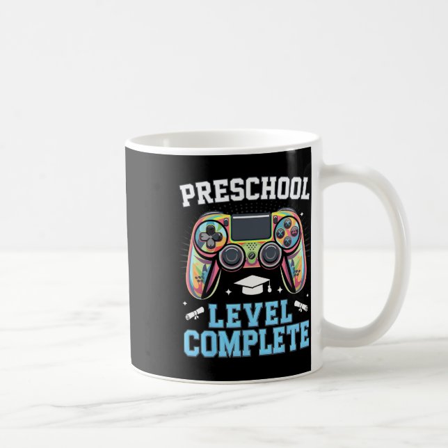 Preschool Level Complete Last Day Of School Gamer  Kaffeetasse (Rechts)