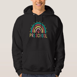 PreSchool Rainbow Girls Boys Teachers Kids Team Pr Hoodie